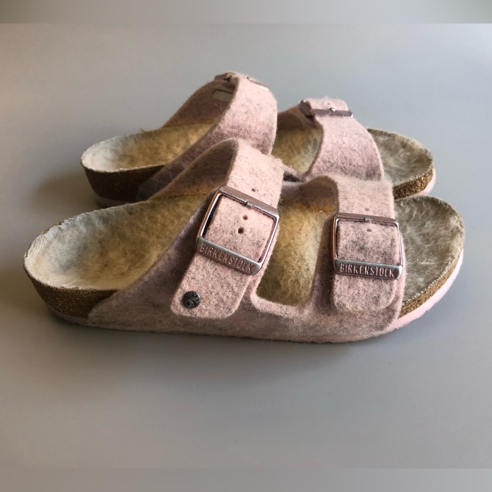 Birkenstock Girl's Arizona Wool Felt Sandals Size: EUR 33 = US 2-2.5